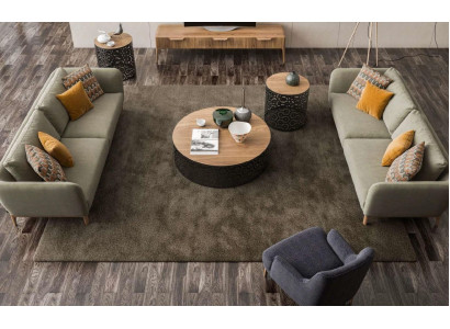 Green Sofa Modern Living Room Sofa Set Three-Seater Armchair Two-Seater 3+2+1