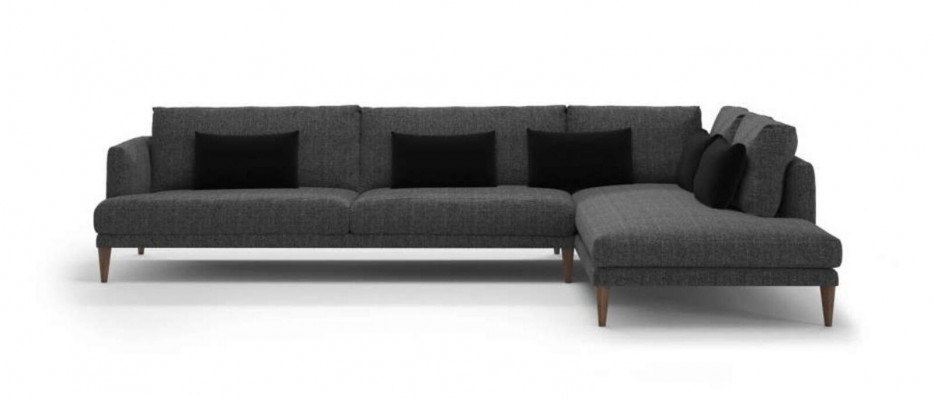 Living area sofa corner sofas L-shape textile furniture modern furnishings