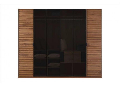 Wardrobe sliding doors glass doors bedroom furniture mirror brown