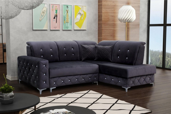 Corner landscape upholstery design living L-shape corner sofa textile couch corner sofa