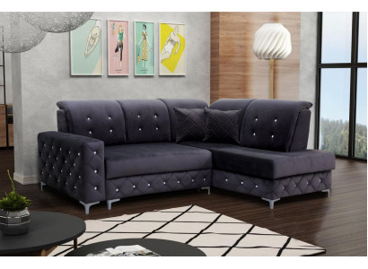 Corner landscape upholstery design living L-shape corner sofa textile couch corner sofa