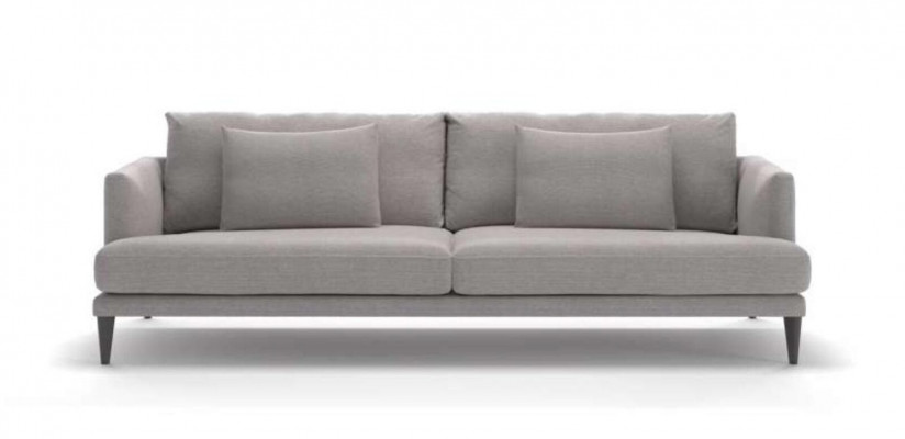 Two-seater luxury gray sofa textile furniture living room sofas Couen modern