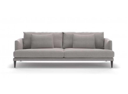 Two-seater luxury gray sofa textile furniture living room sofas Couen modern
