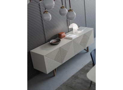 Modern gray sideboard luxury cabinet base cabinet with storage style
