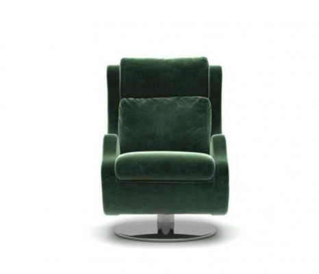 Green armchair living room furniture single-seater stylish cocktail chair modern