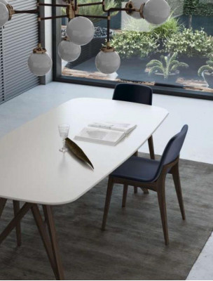 Walnut Natural Kitchen Table Dining Room Furniture Modern Style Luxury Furniture Table