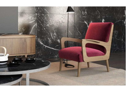 Living room armchair luxury single seater cocktail chair reading chair fabric