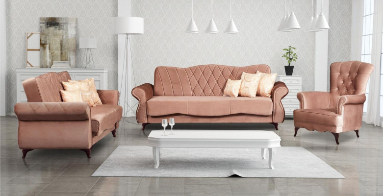 3+1 Seater Sofa Set Textile Relax Set Design Sofas Upholstered Couches Arkos Meble