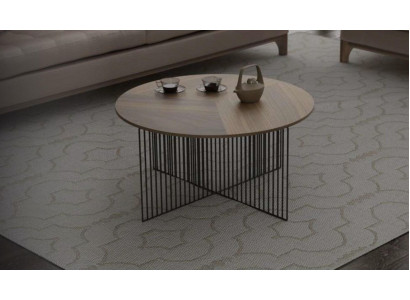 Modern living room coffee table brown solid wood furniture luxury side tables