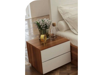 Brown bedroom nightstand modern solid wood bedroom furniture new