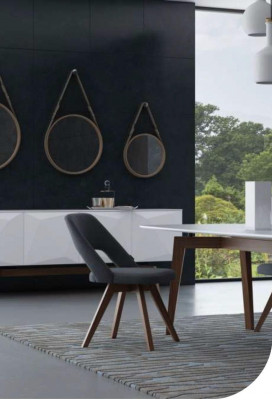 Gray Luxury Dining Chair Modern Armchair Style Designer Wooden Furniture
