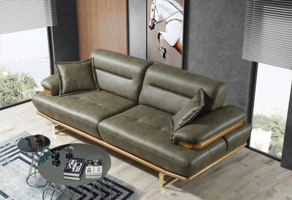 Three-seater sofa 3-seater luxury sofas living room couch leather couches