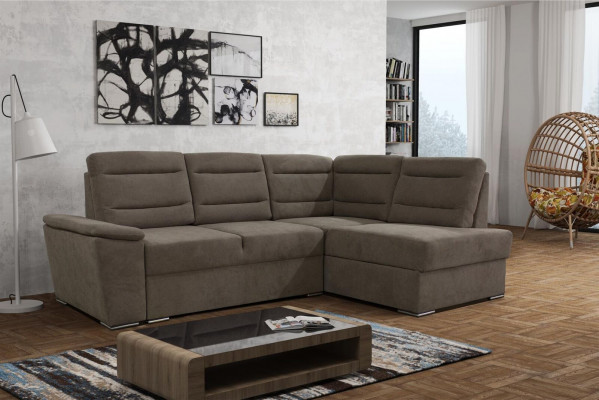 Sofa bed Relax seating furniture living area sofa couch corner sofa L-shape upholstery new