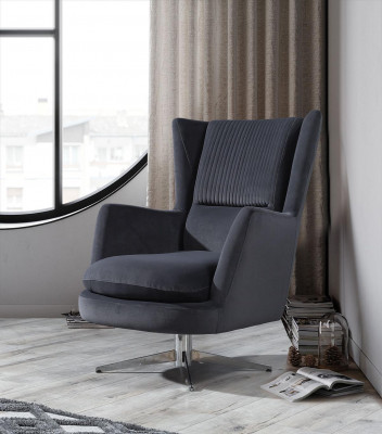 Armchair Single-Seater Luxury 1 Seater Upholstered Seat Designer Textile Modern