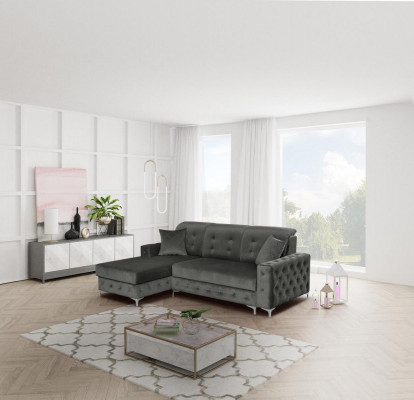 Chesterfield sleep couches sofa upholstered furniture corner sofa L-shaped sofa modern