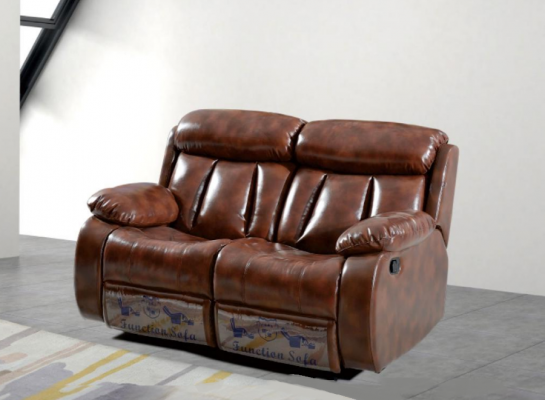 Sofa 2-seater design upholstery modern leather fabric living room two-seater