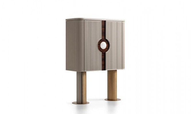 Armchair group living room cabinet modern wing chair beige cabinet