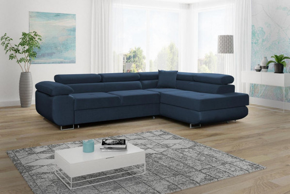 Design sleeper sofa furniture textile upholstery couch sofa L-shape corner sofa modern corner couch