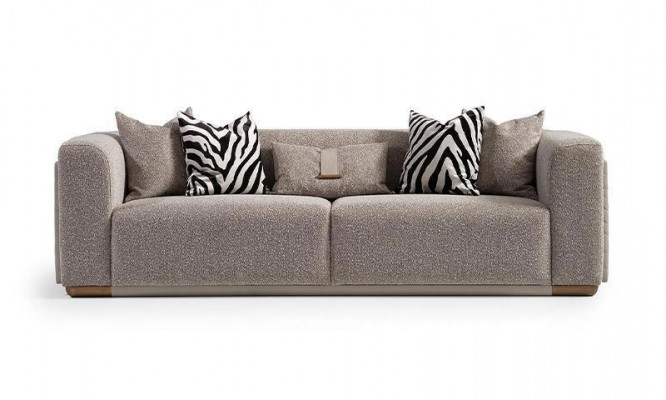 Four-seater sofa, 4-seater fabric sofa, upholstered sofa, gray, modern sofas, new