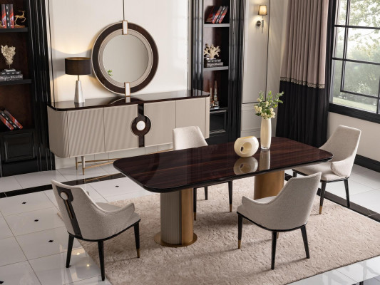 Dining table dining room table table wooden table wood dining room brown luxury