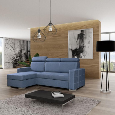 L-shaped corner sofa upholstery textile modern corner relax seat luxury furniture living landscape