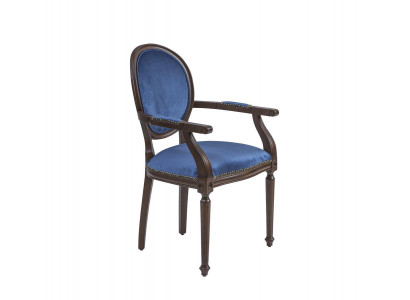 Classic style new dining chair, upholstered seat chair with armrests furniture