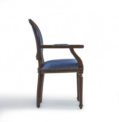 Classic style new dining chair, upholstered seat chair with armrests furniture