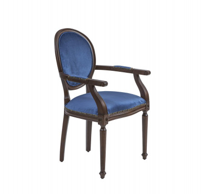 Classic style new dining chair, upholstered seat chair with armrests furniture