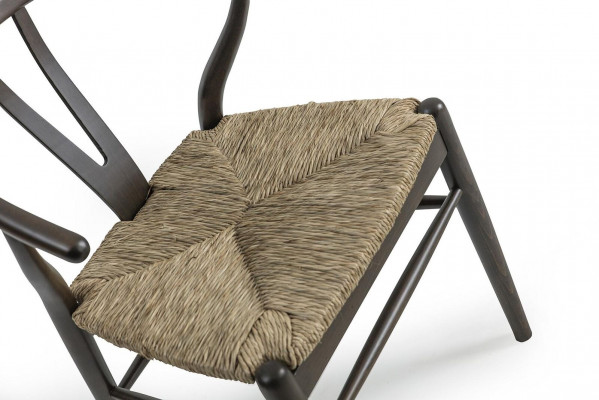 Brown chair furniture seat modern design dining room furnishing upholstery new