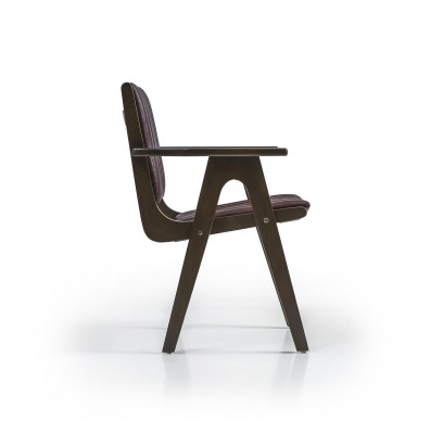 Furniture Dining Room Design Chair with Armrests Wood Chair Upholstered Seat New