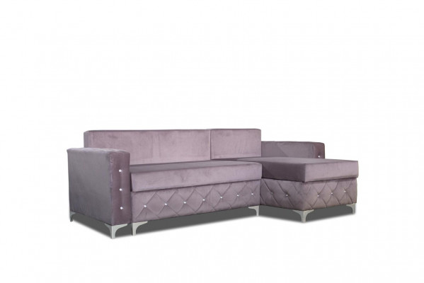 Corner sofa velvet couch sleeper sofa luxury furniture living landscape sofa L-shape upholstery new