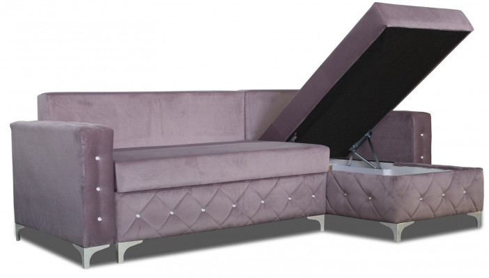 Corner sofa velvet couch sleeper sofa luxury furniture living landscape sofa L-shape upholstery new