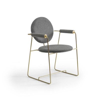 Dining chair designer chair with armrests modern furniture upholstered chair