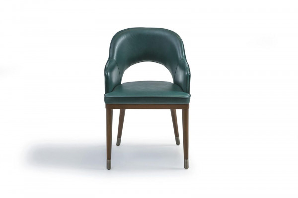 Luxury chair with armrests designer dining room new modern furniture upholstered seat