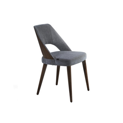 Dining room chair grey upholstered fabric new luxury seat chair interior design