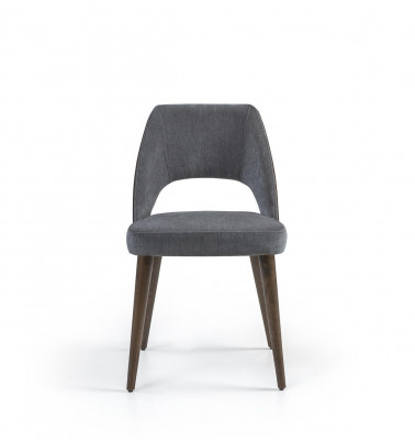 Dining room chair grey upholstered fabric new luxury seat chair interior design