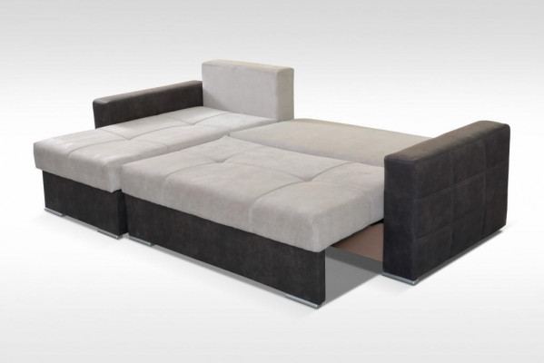 Luxury Corner Couch L-Shape Noble Modern Sofas Italian Furniture Textile Beige Fabric New