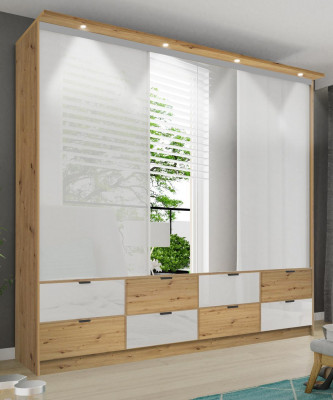 Bedroom wardrobe solid wood closet coat closets furniture