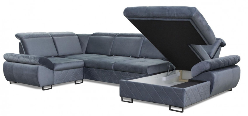 Corner sofa couch upholstery leather sofa couches furniture new living landscape U shape