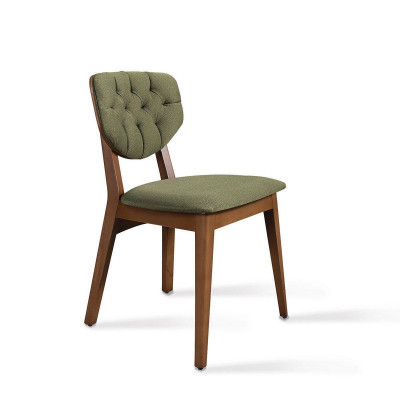 Chesterfield dining chair padded chairs luxury furniture upholstered seat
