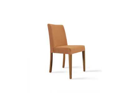 Luxury furniture modern chair brown new wooden chair design dining room