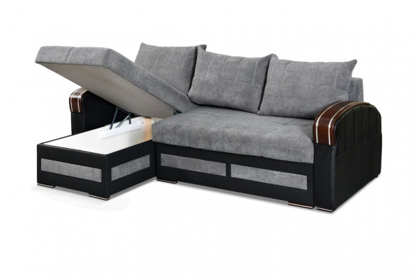 Luxury Textile Corner Sofa L-shape Upholstered Furniture New Sofa Seating Furniture Living Landscape