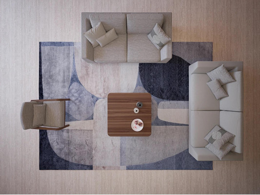 Living room grey sofa set 2x sofas two-seater design armchair luxury furnishings