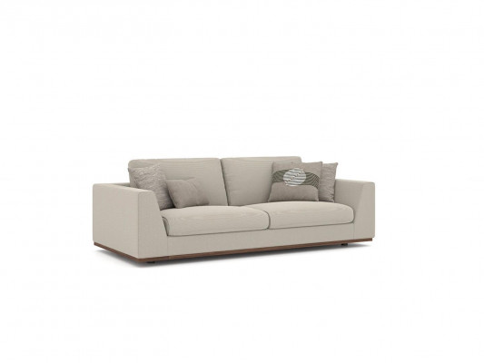 Living room grey sofa set 2x sofas two-seater design armchair luxury furnishings