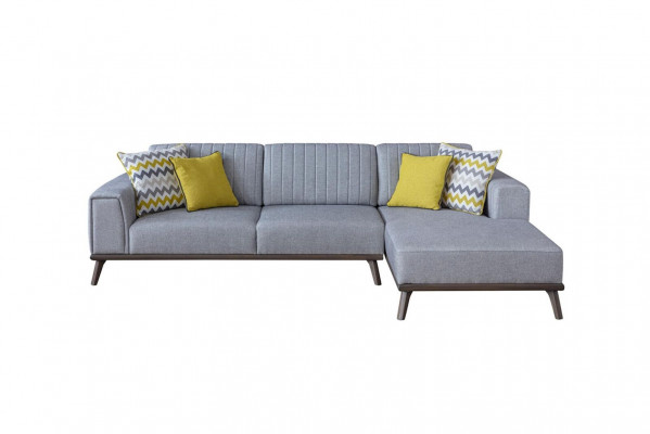 Gray L-shaped corner sofa living room living landscape upholstered sofas couches