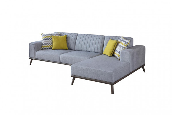 Gray L-shaped corner sofa living room living landscape upholstered sofas couches