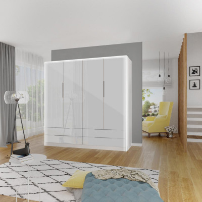 Multipurpose shelves cabinet shelf mirror wardrobe storage closet