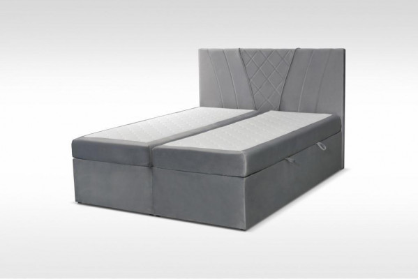 Double Bed Upholstered Bed Gray 180x200 Beds Luxury Design Furniture Bedroom New