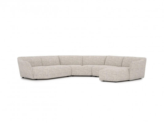 Living room sofa couch U-shape new corner set luxury upholstered furniture decor