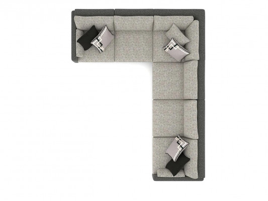Design corner sofa modern living room couch textile upholstery sofas new set